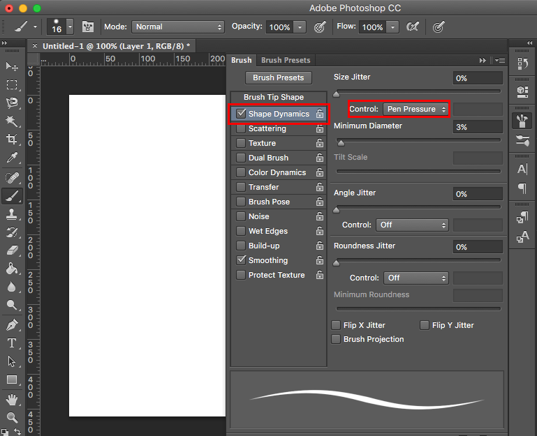 how to turn on pen presure adobe illustrator cc 2015